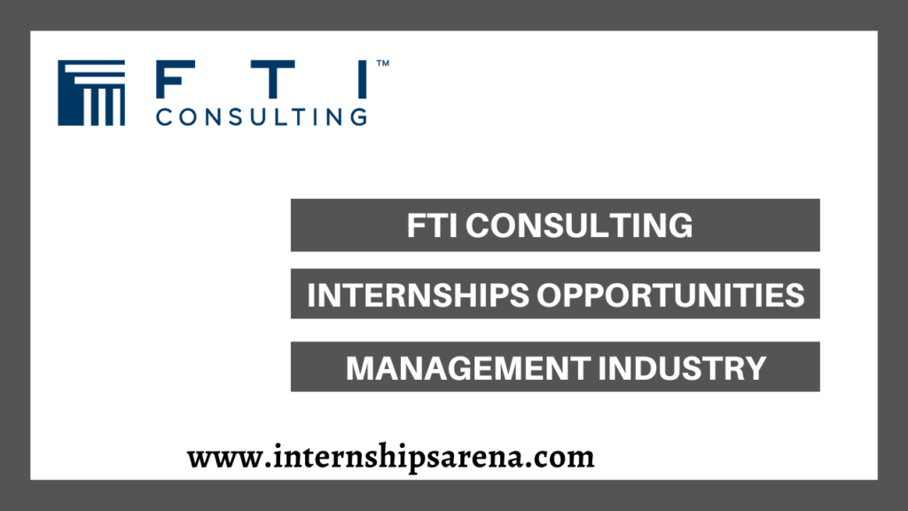 FTI Consulting Internship In 2024 Internships Arena