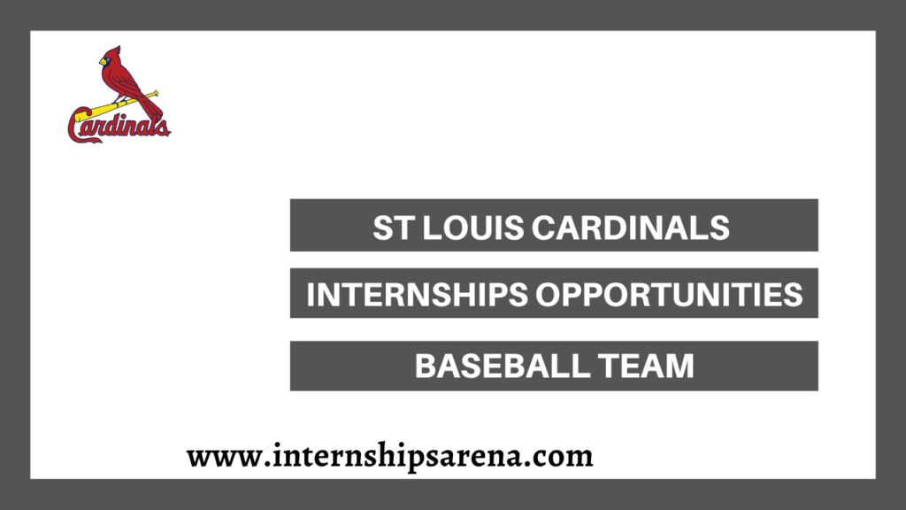 St Louis Cardinals Internship In 2024 Available For Students