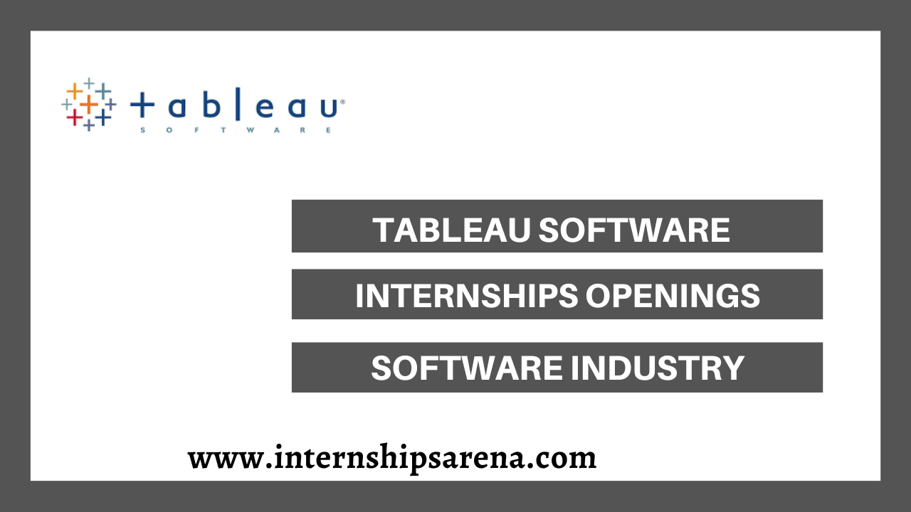 Tableau Software Internship