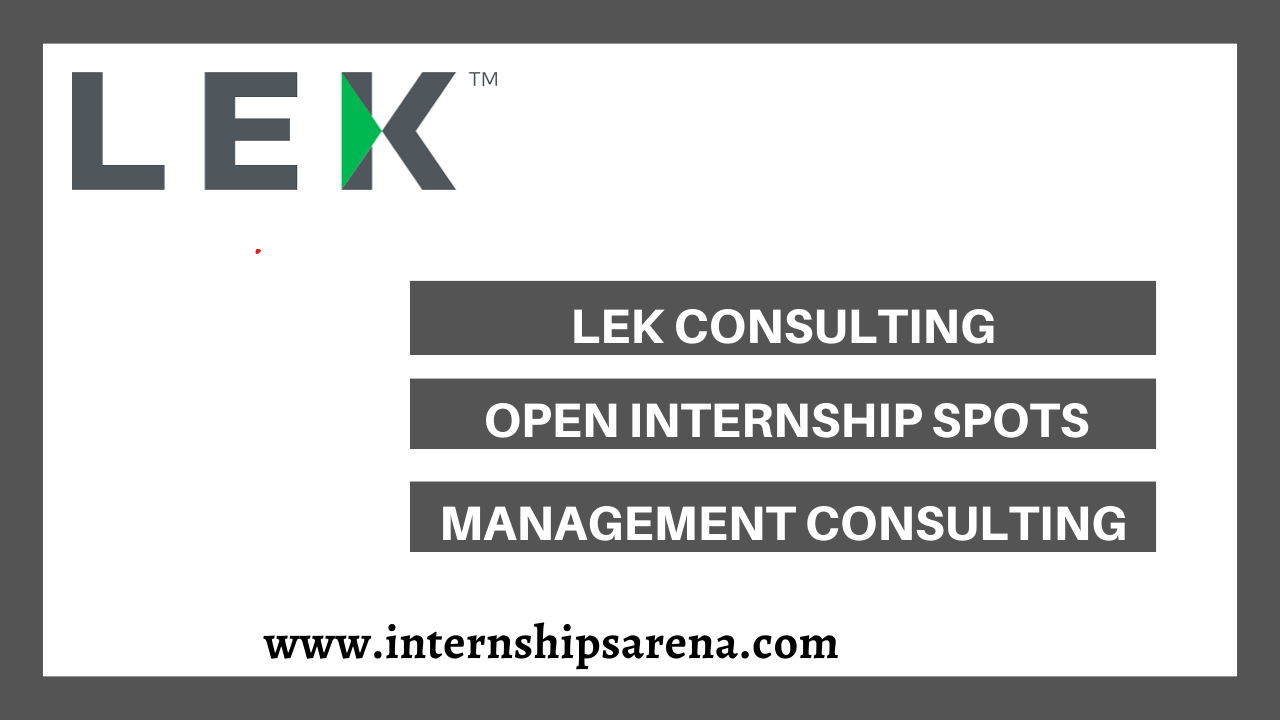 LEK Consulting Internship